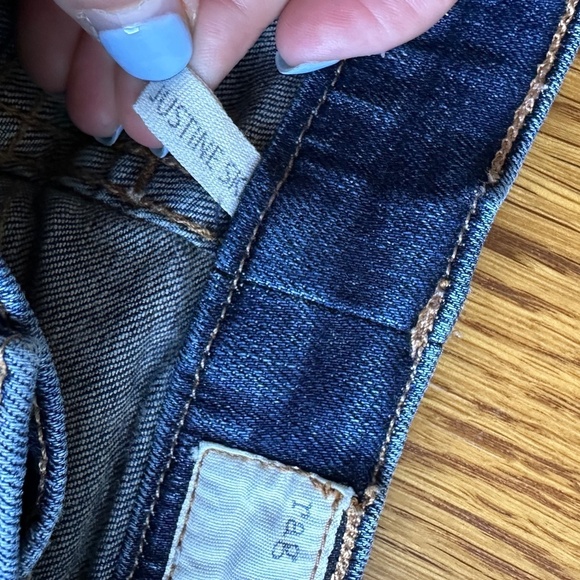 *RAG & BONE* Dark Wash Justine Skinny Cutoff Jeans Size 25 - Picture 7 of 9